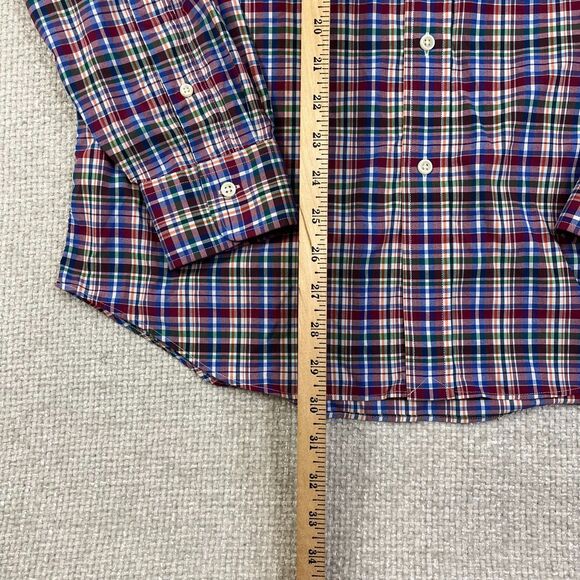 Polo Ralph Lauren Performance Shirt Men's Medium Classic Fit Plaid Long Sleeve - Picture 6 of 8
